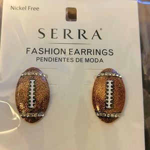 Football earrings
